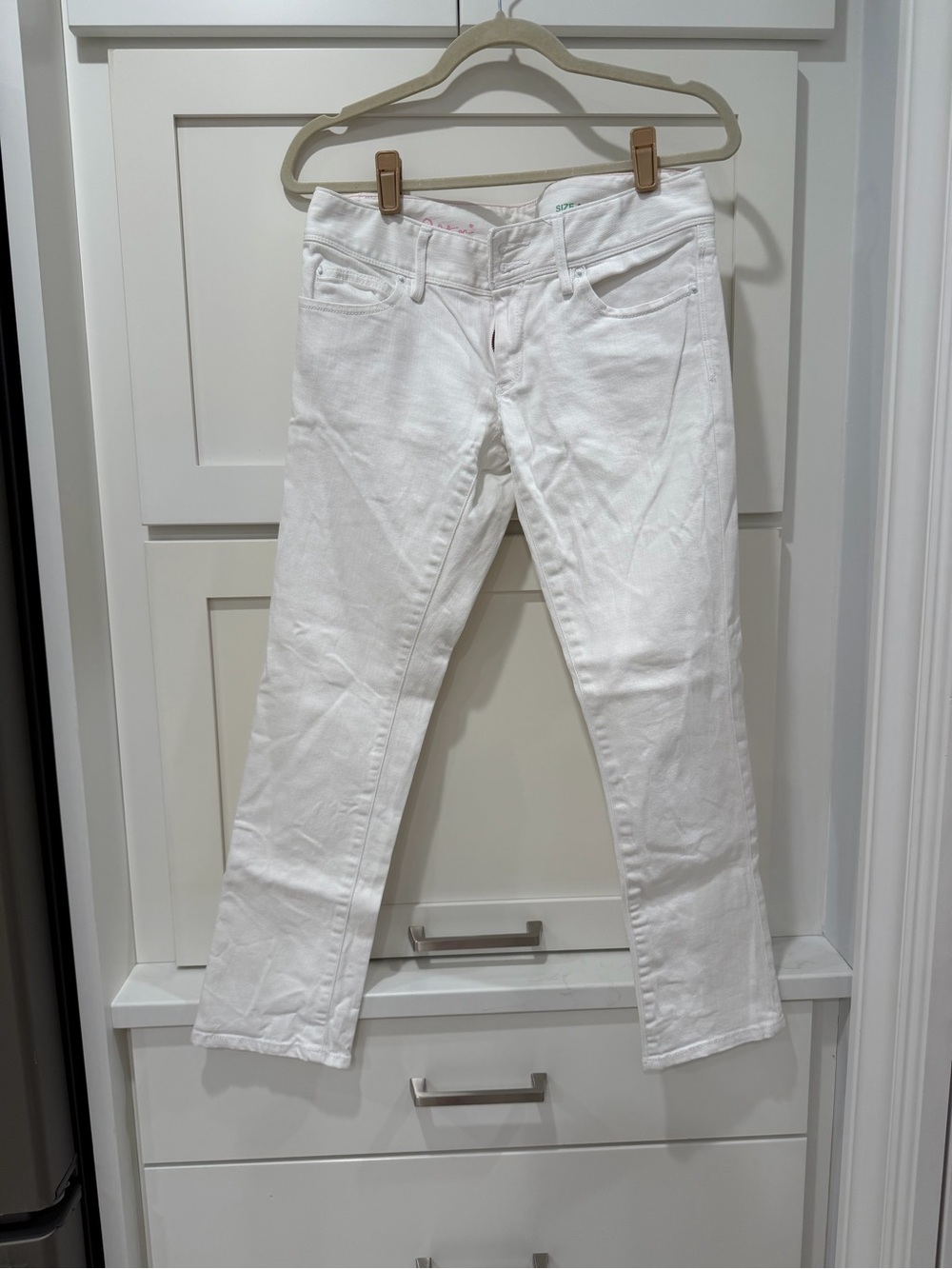 Lilly Pulitzer White Straight Leg Jeans